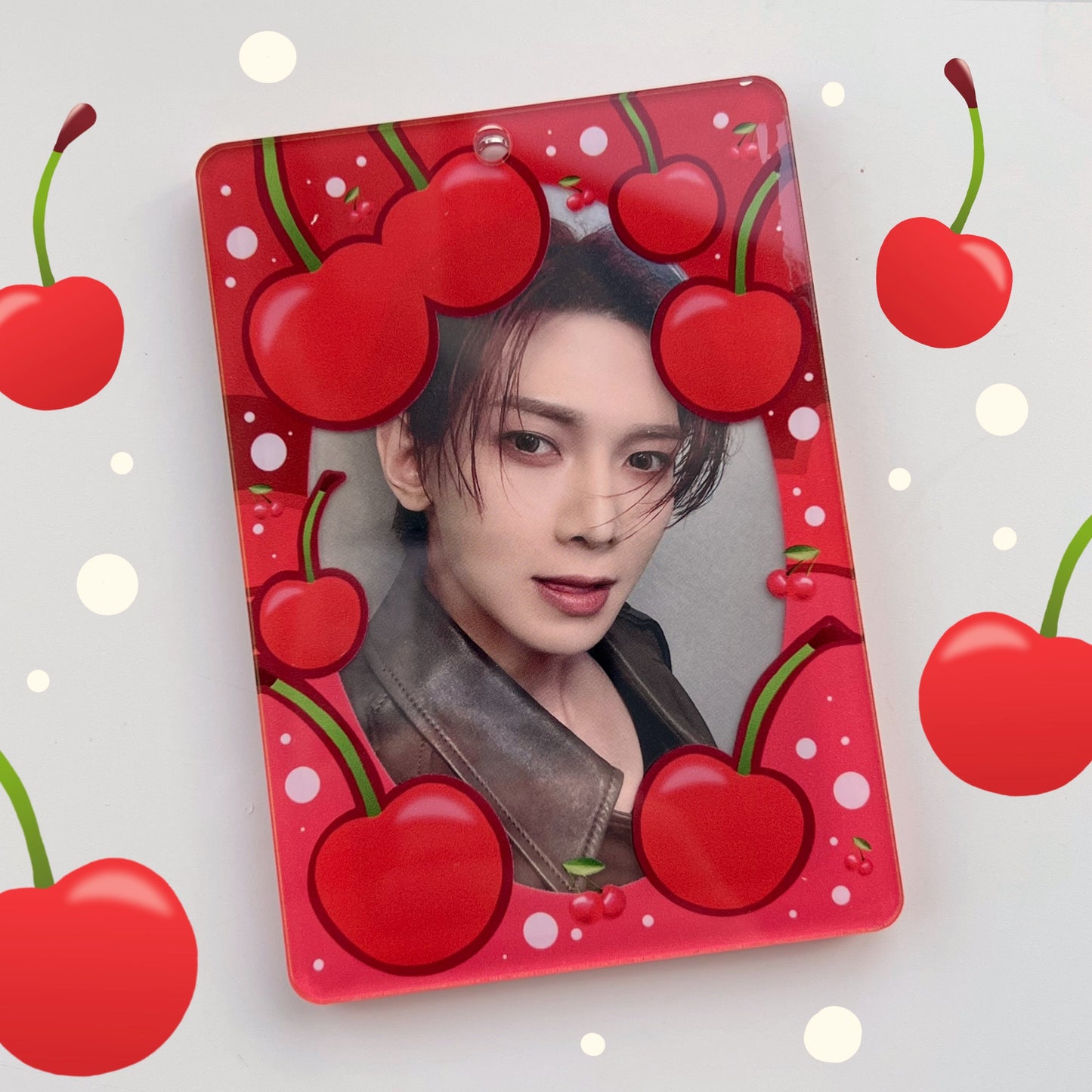 CHERRY acrylic photocard holder
