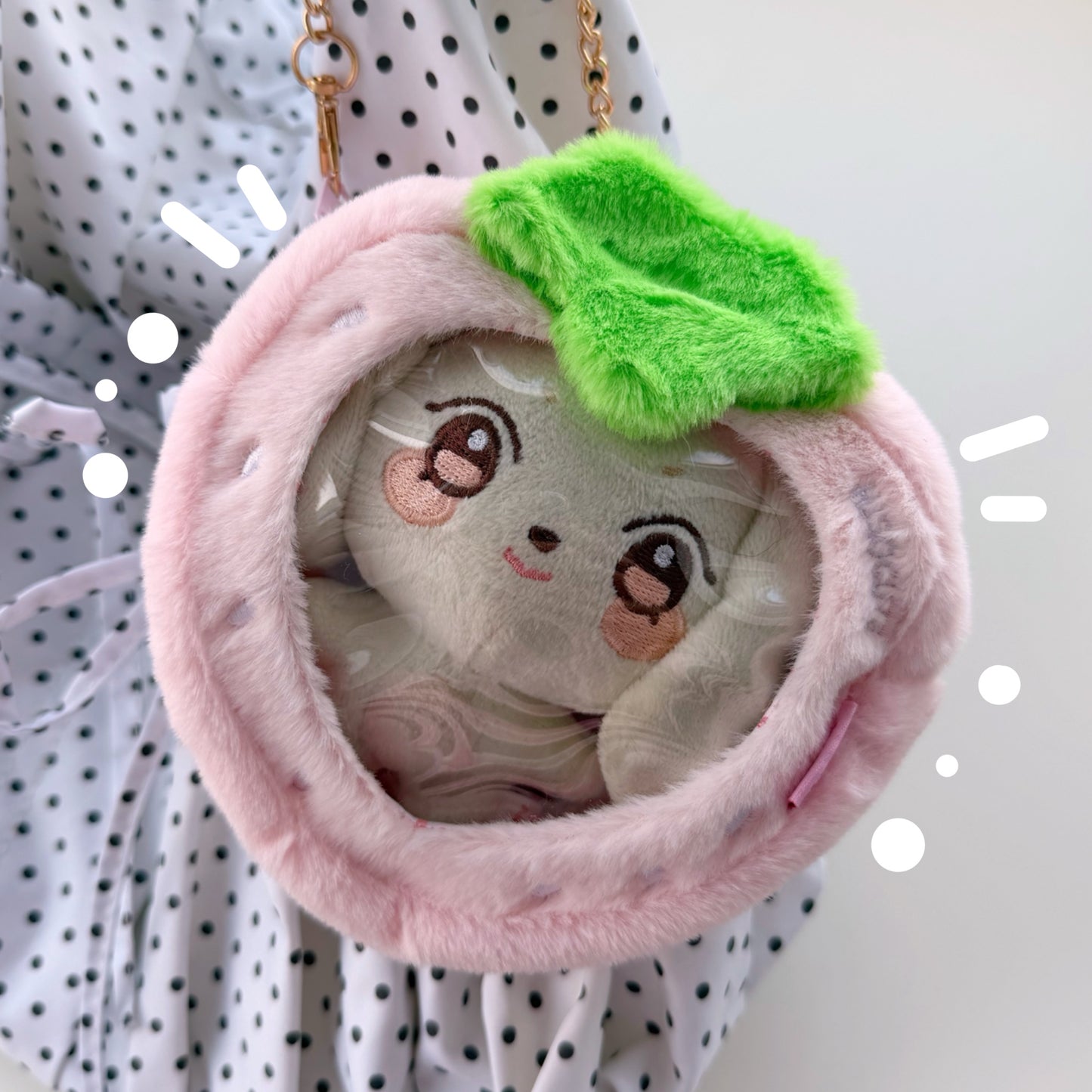 Strawberry doll bag