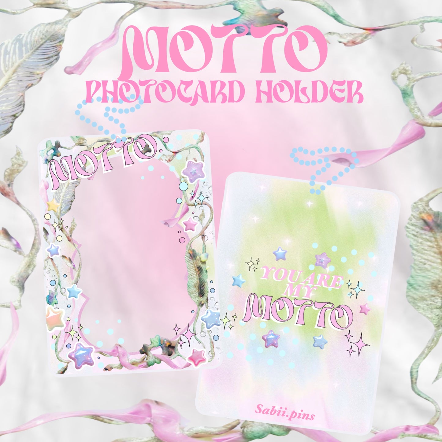 PREORDER - MOTTO acrylic photocard holder