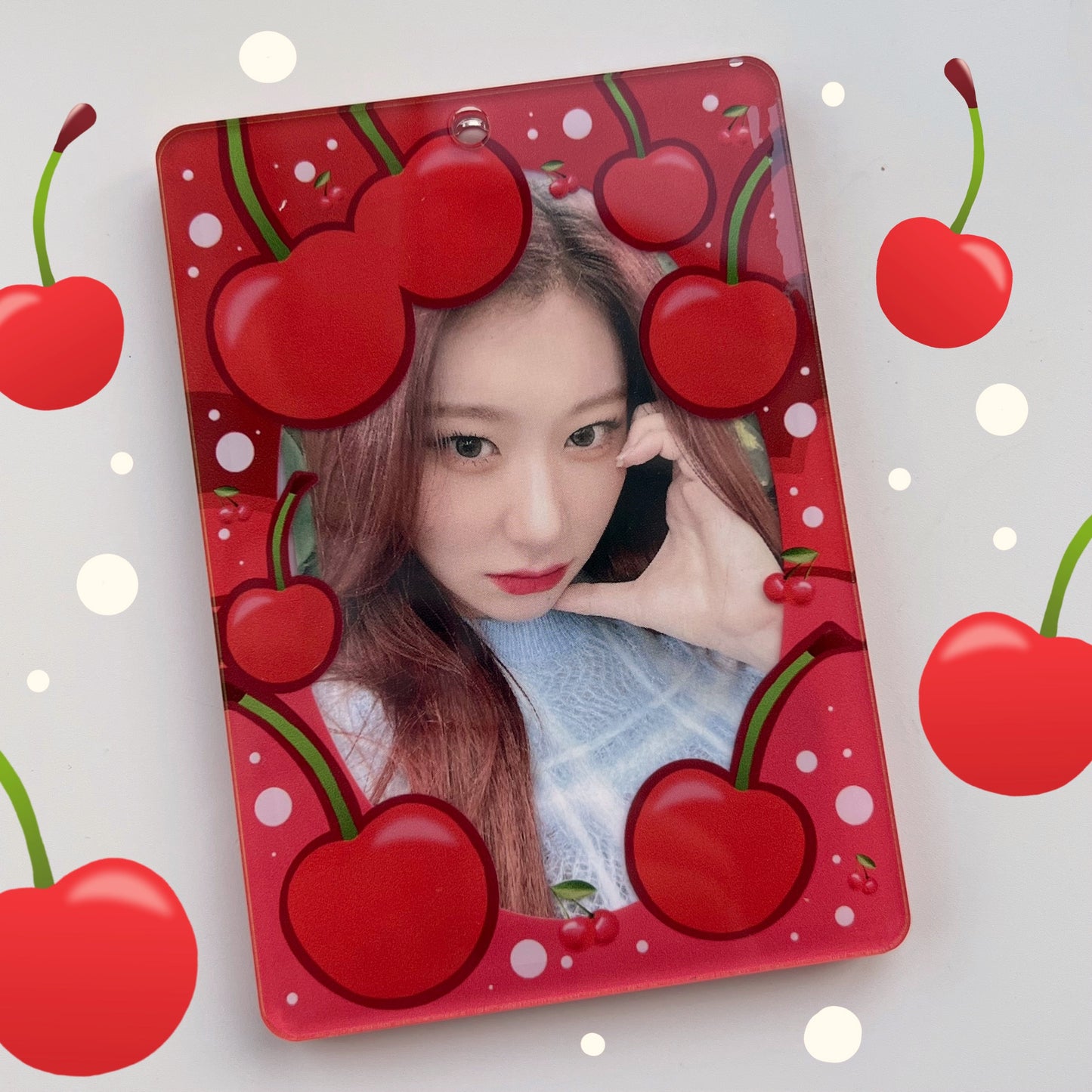 CHERRY acrylic photocard holder