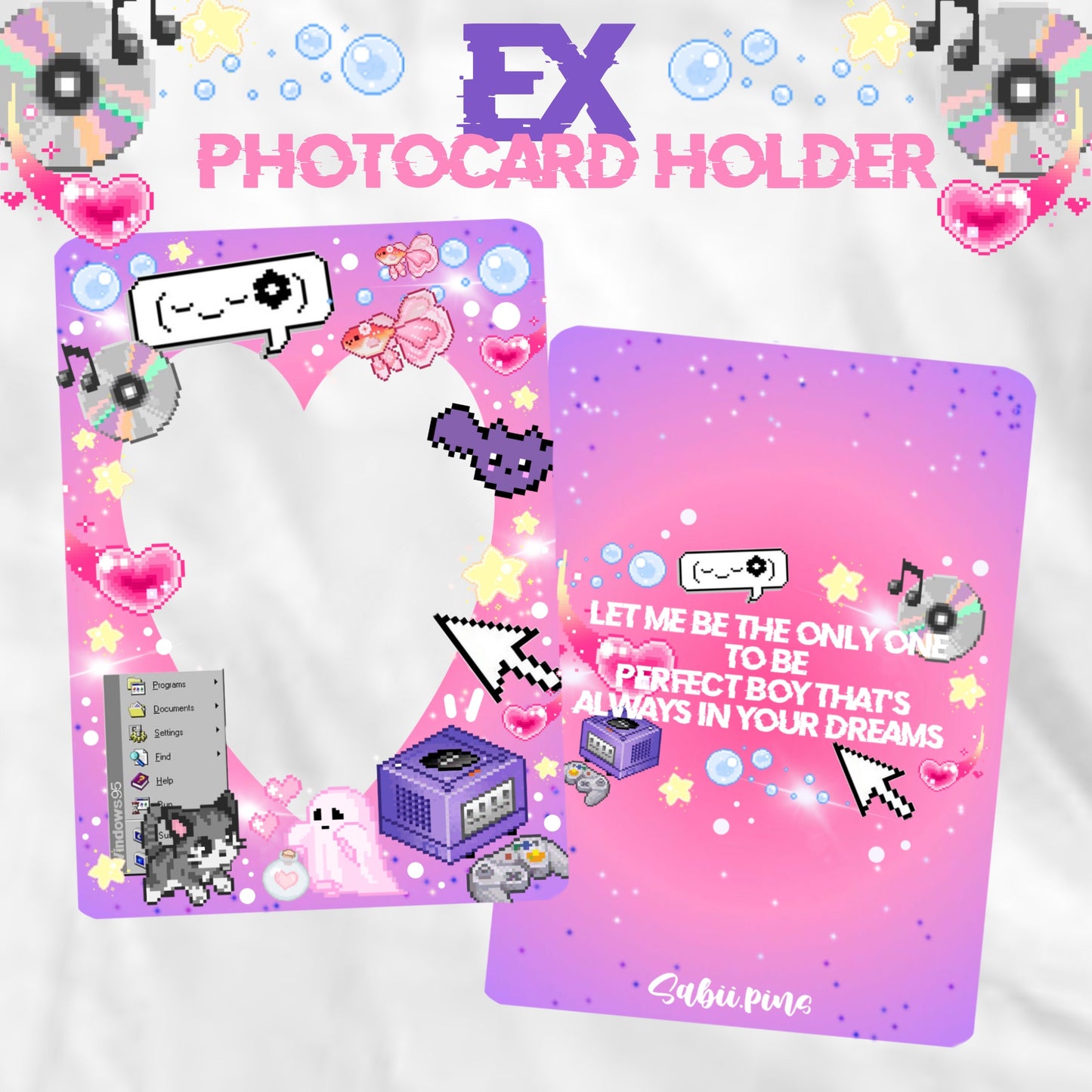 EX acrylic photocard holder