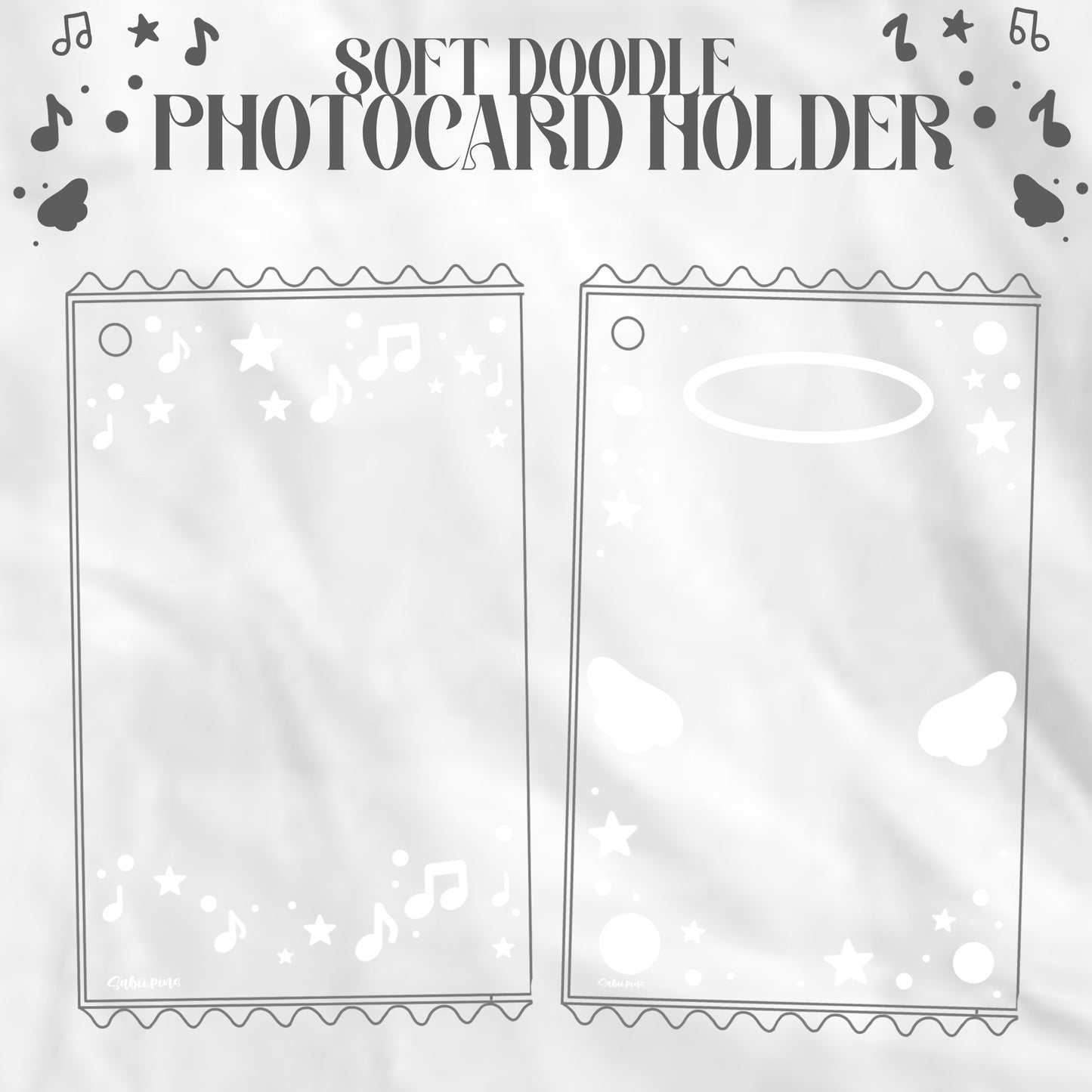 PREORDER - Soft DOODLE photocard holder