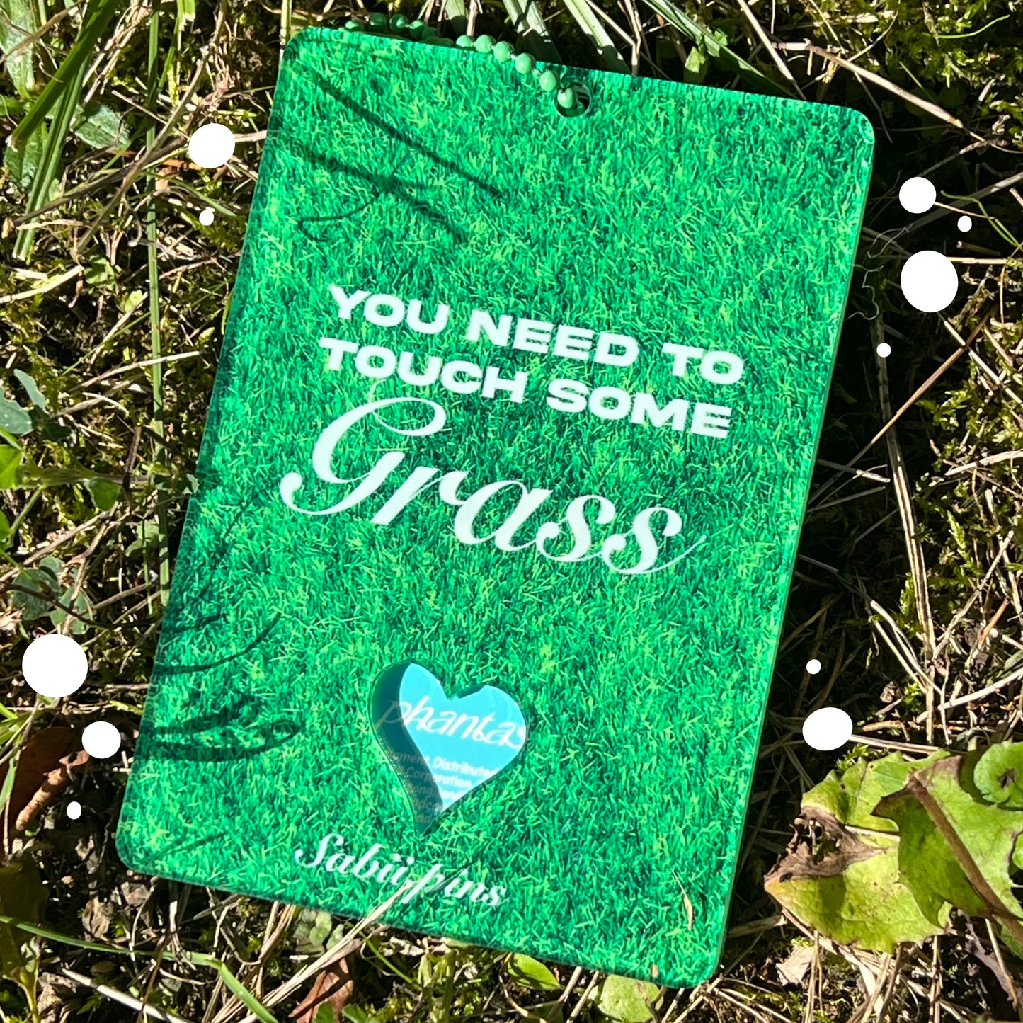 GRASS acrylic photocard holder