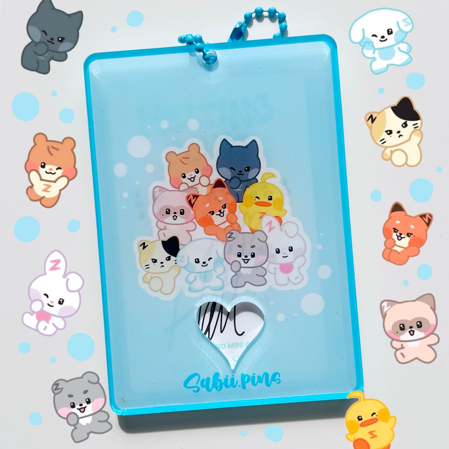 ZB1 acrylic photocard holder