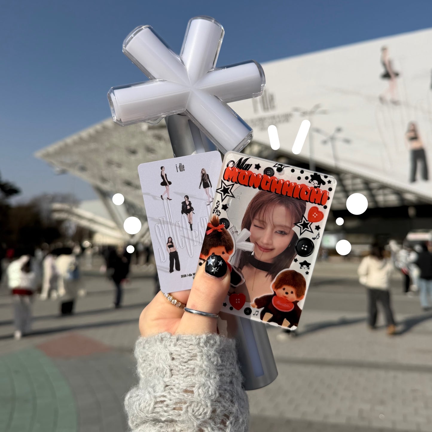 MONCHHICHI acrylic photocard holder