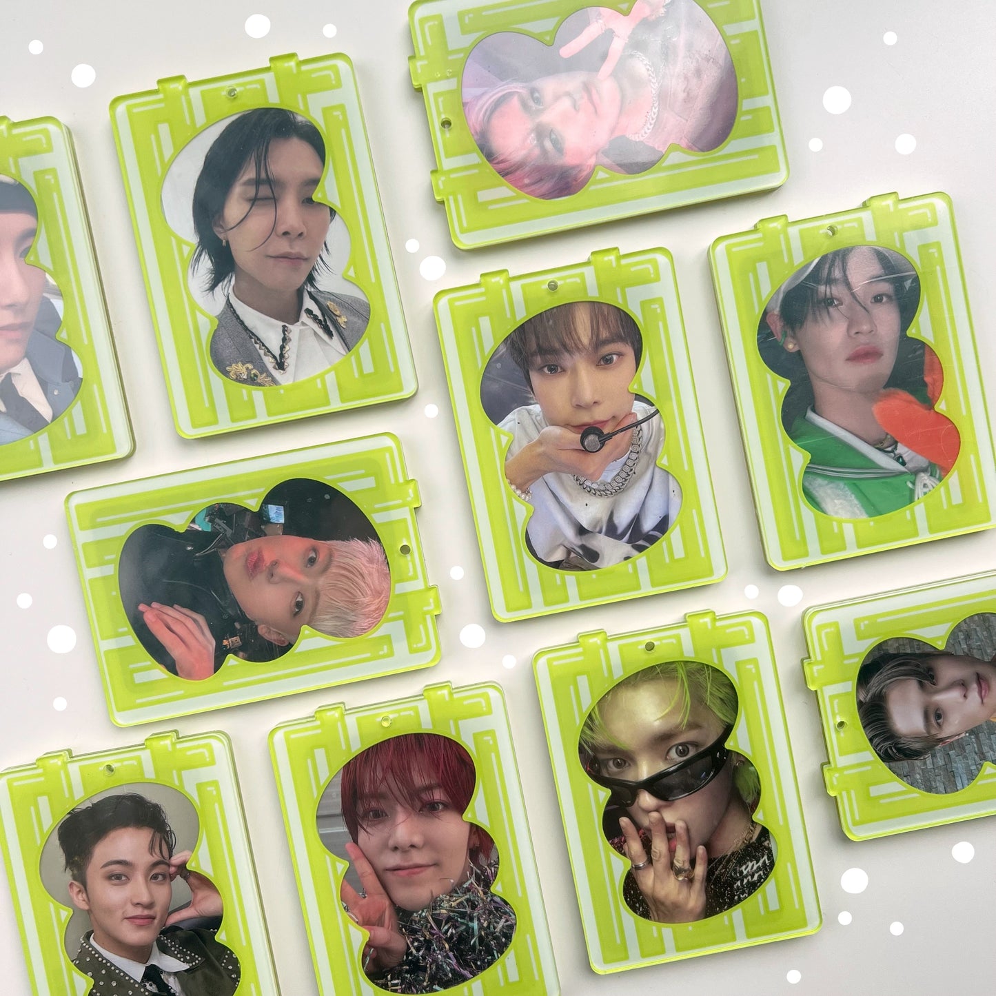 NCT LIGHTSTICK acrylic photocard holder