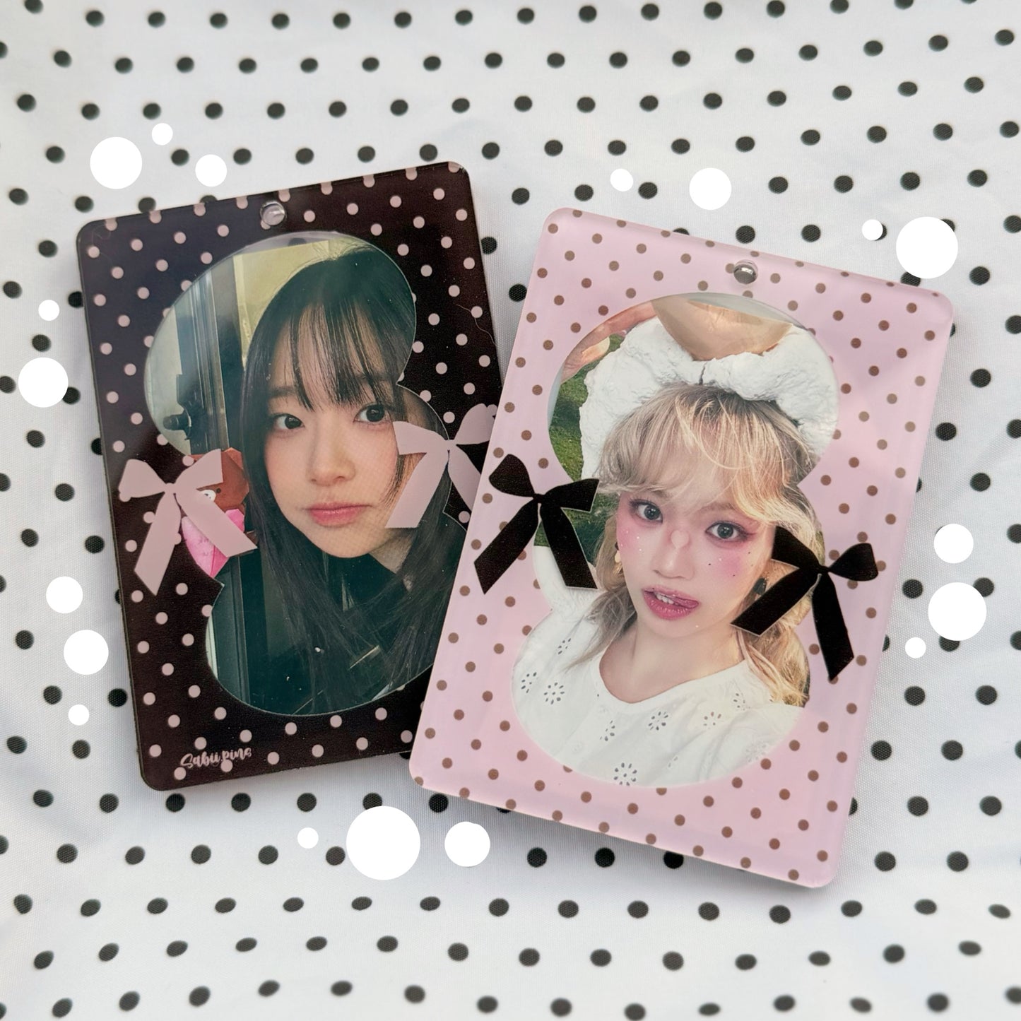 POLCA DOTS acrylic photocard holder