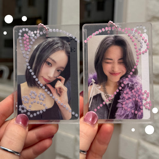 DIAMOND BESTIE acrylic photocard holder