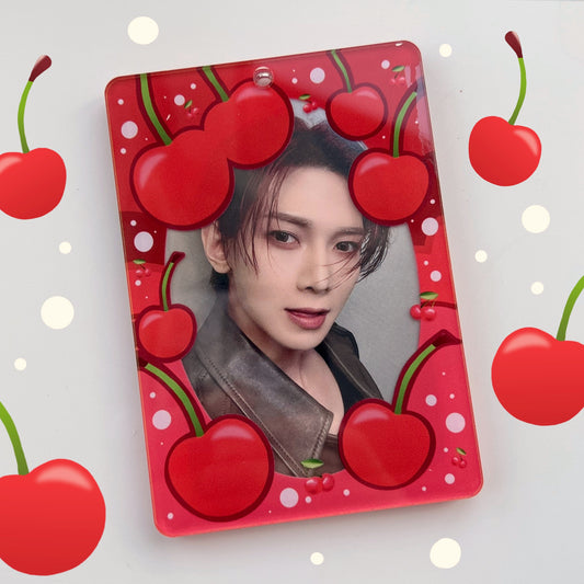 CHERRY acrylic photocard holder