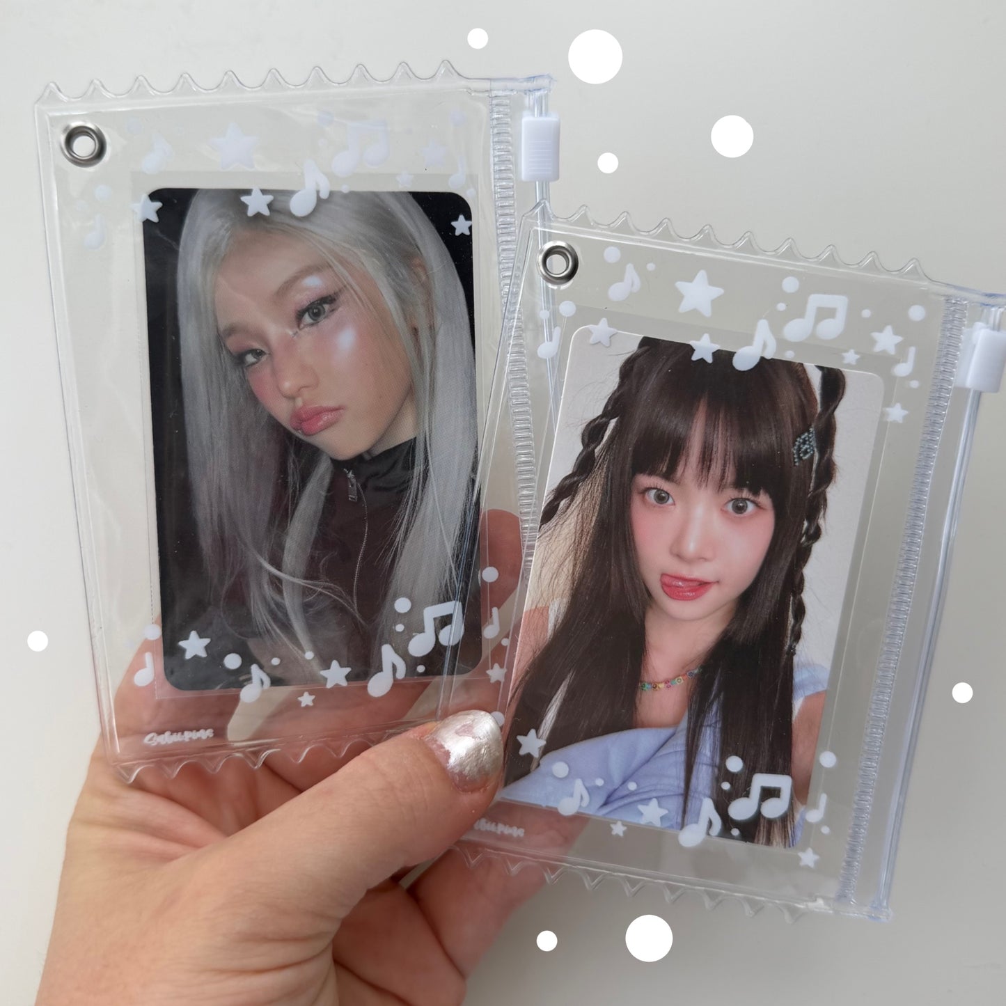 Soft DOODLE photocard holder