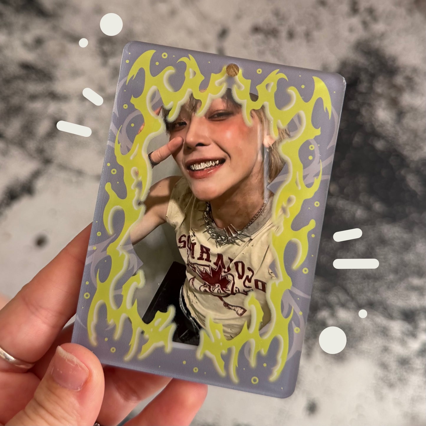 BACK TO LIFE acrylic photocard holder