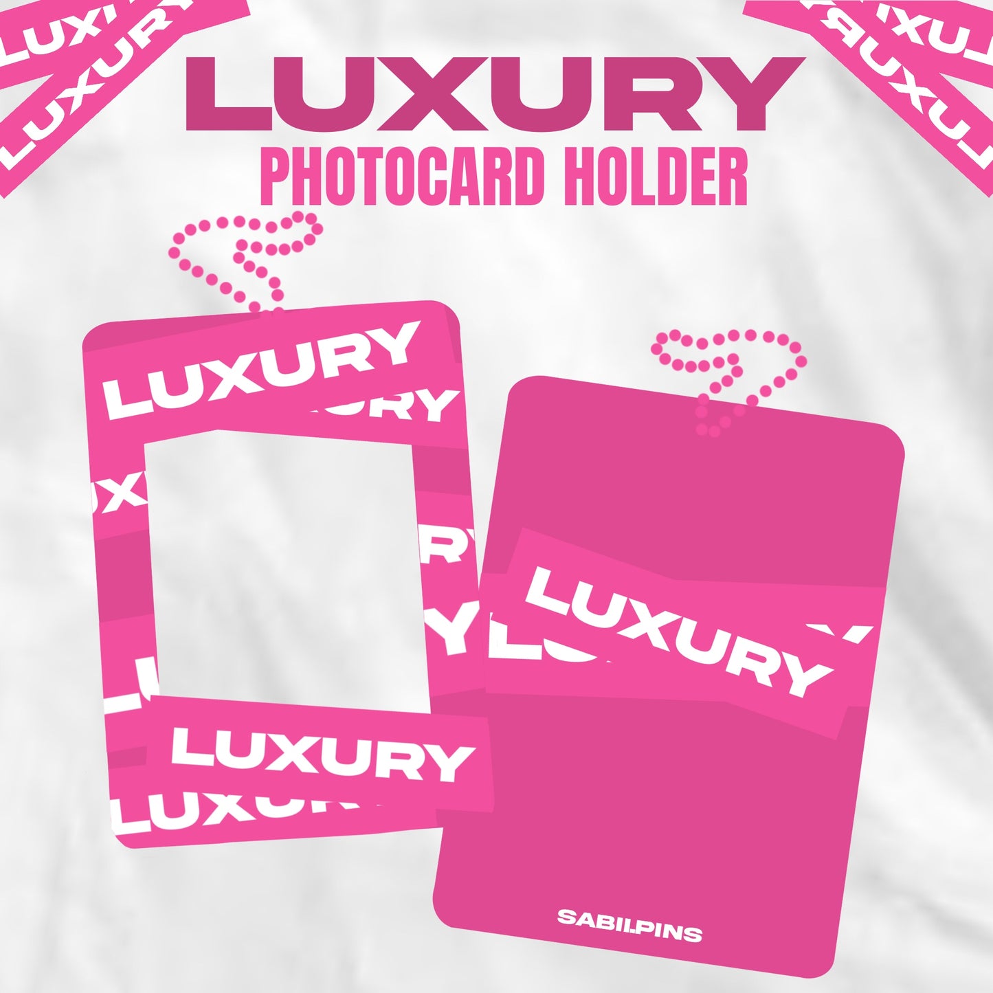 LUXURY acrylic photocard holder