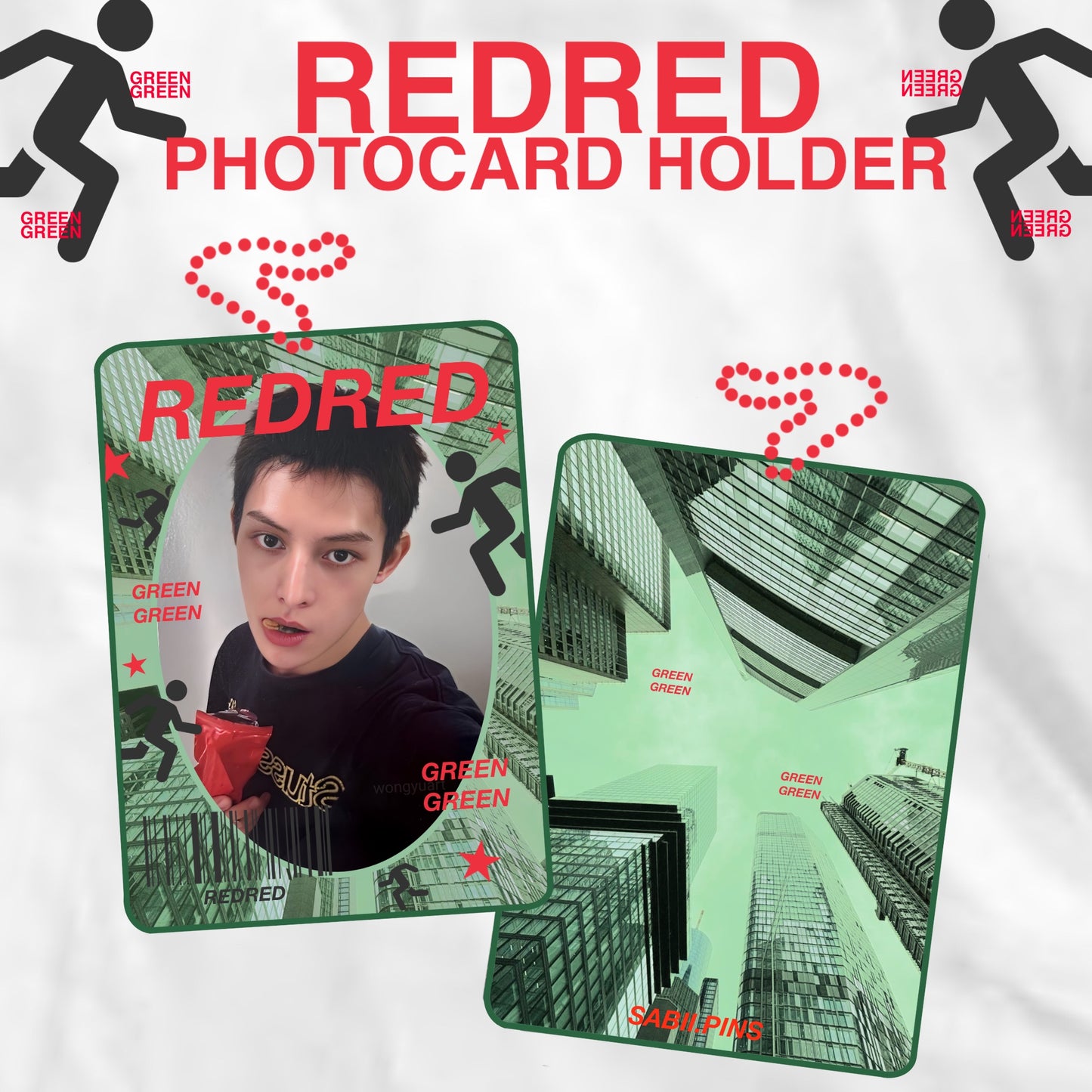 PREORDER - REDRED acrylic photocard holder