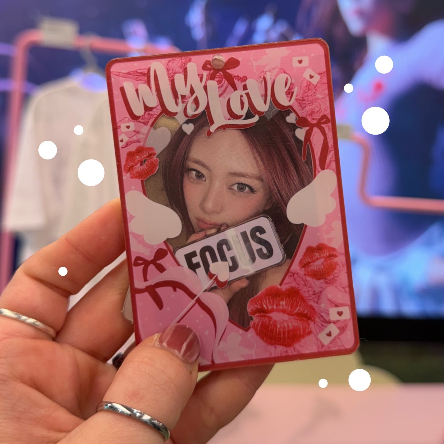 CUPID acrylic photocard holder