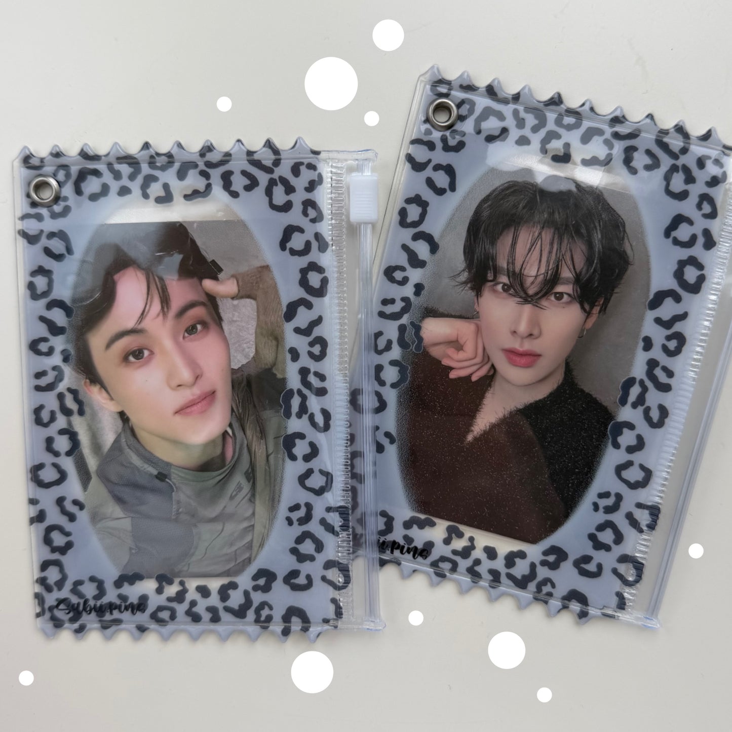 Soft CHEETAH photocard holder