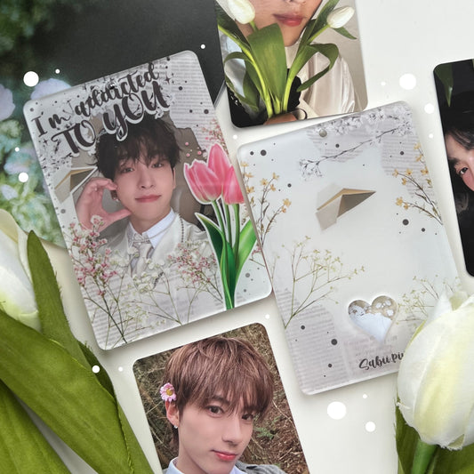 NECTAR acrylic photocard holder