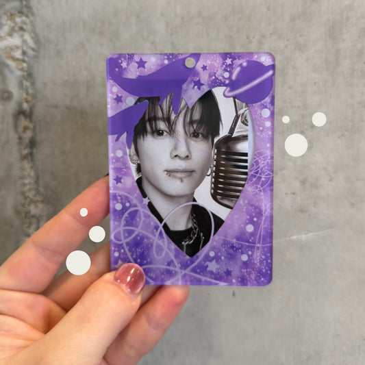 PURPLE acrylic photocard holder