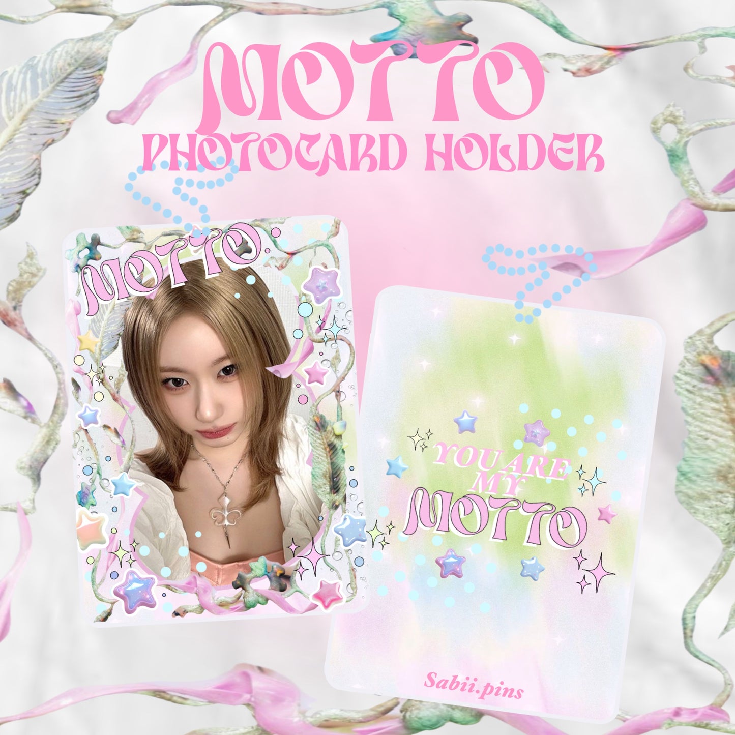 PREORDER - MOTTO acrylic photocard holder