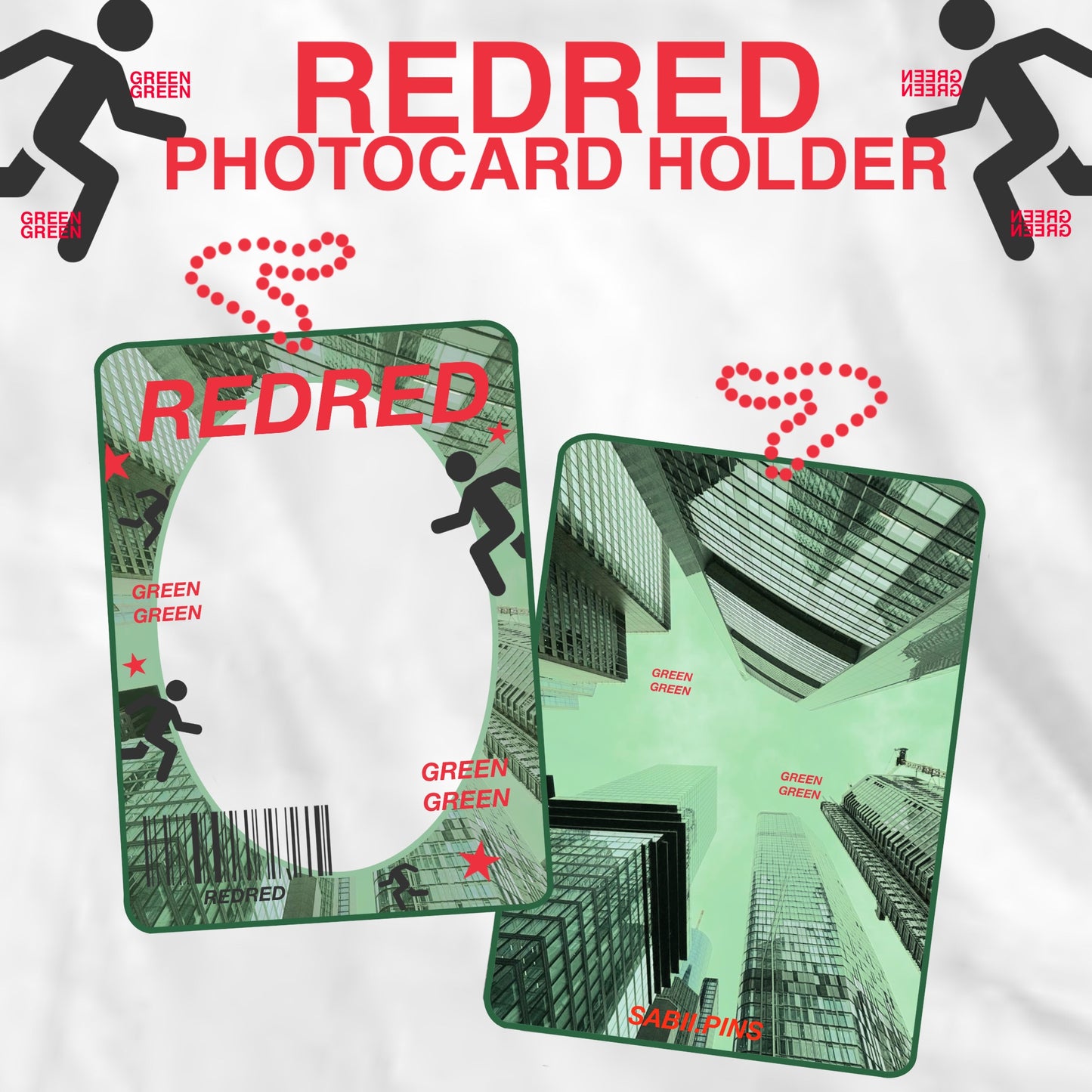 PREORDER - REDRED acrylic photocard holder