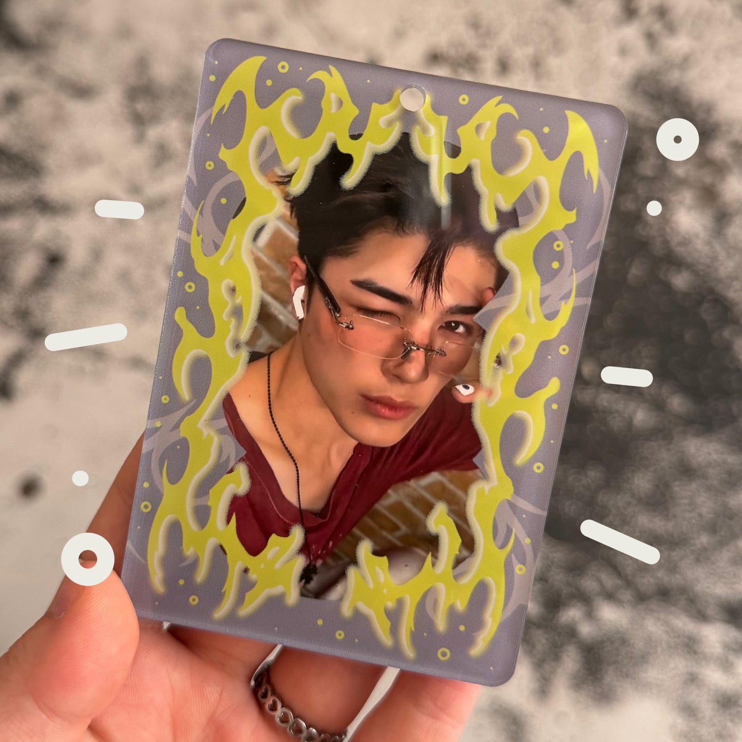 BACK TO LIFE acrylic photocard holder