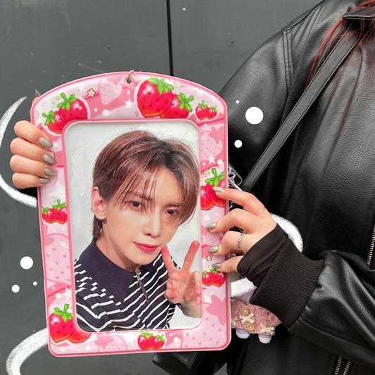 XL photocard holder ( Strawberry )