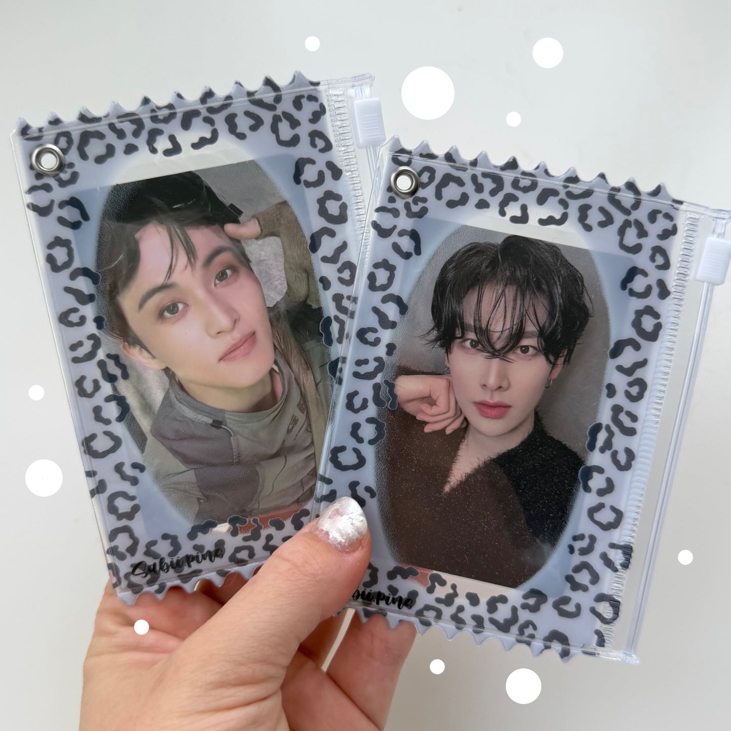 Soft CHEETAH photocard holder