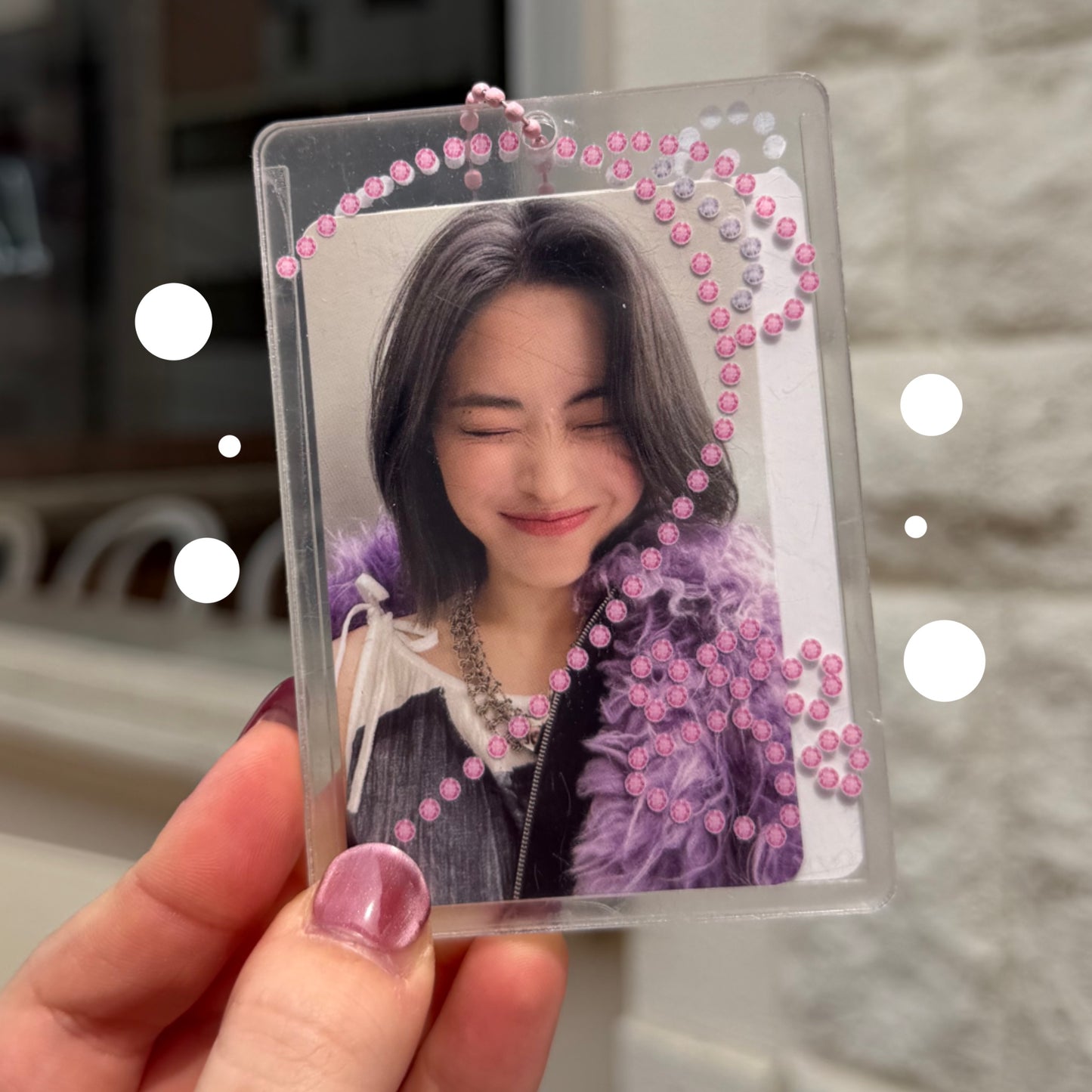 DIAMOND BESTIE acrylic photocard holder