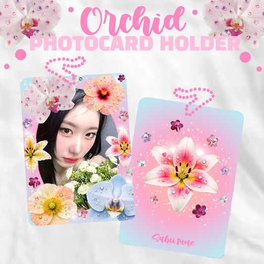 PREORDER - ORCHID acrylic photocard holder
