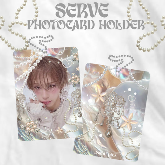 PREORDER - SERVE acrylic photocard holder