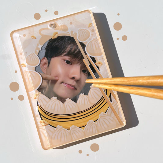DUMPLING acrylic photocard holder