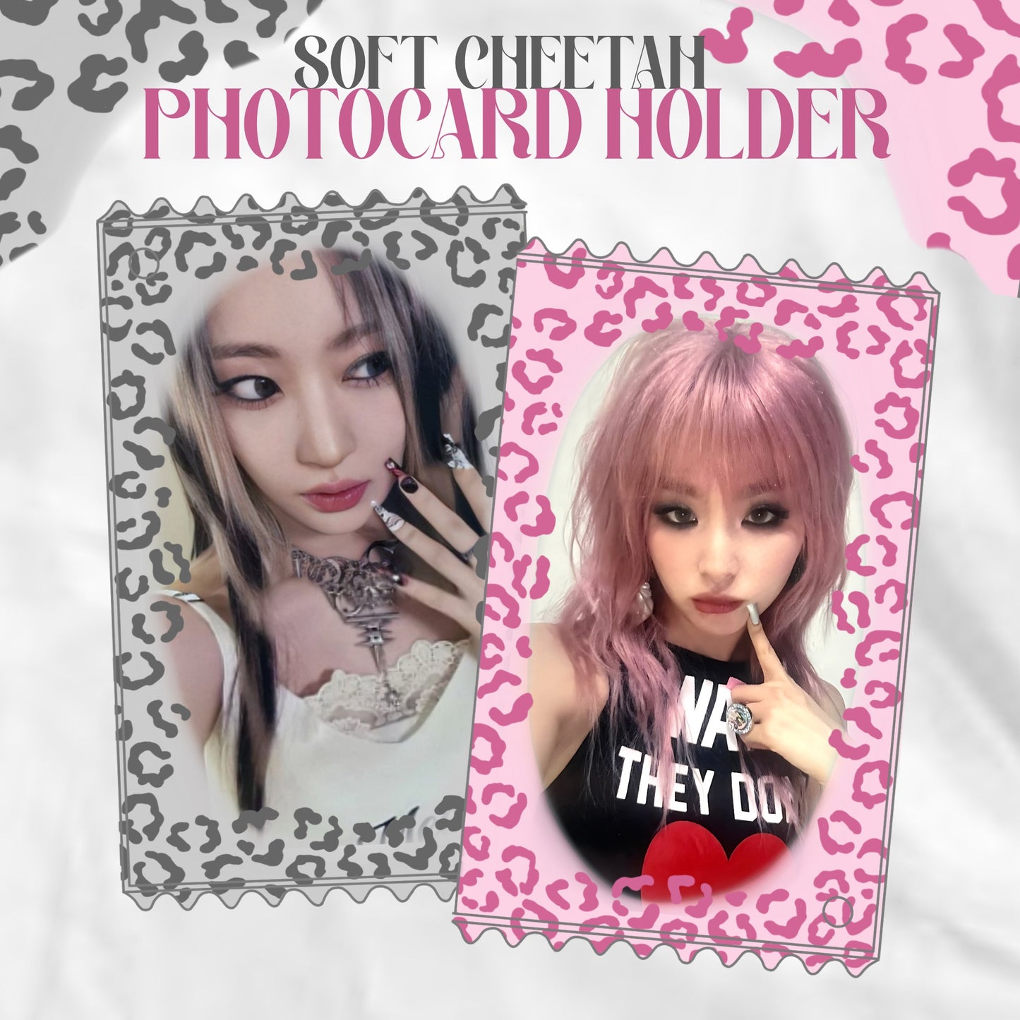 PREORDER - Soft CHEETAH photocard holder