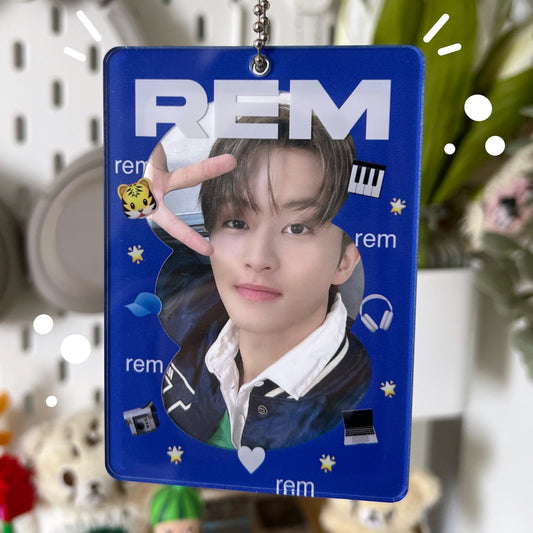 REM acrylic photocard holder