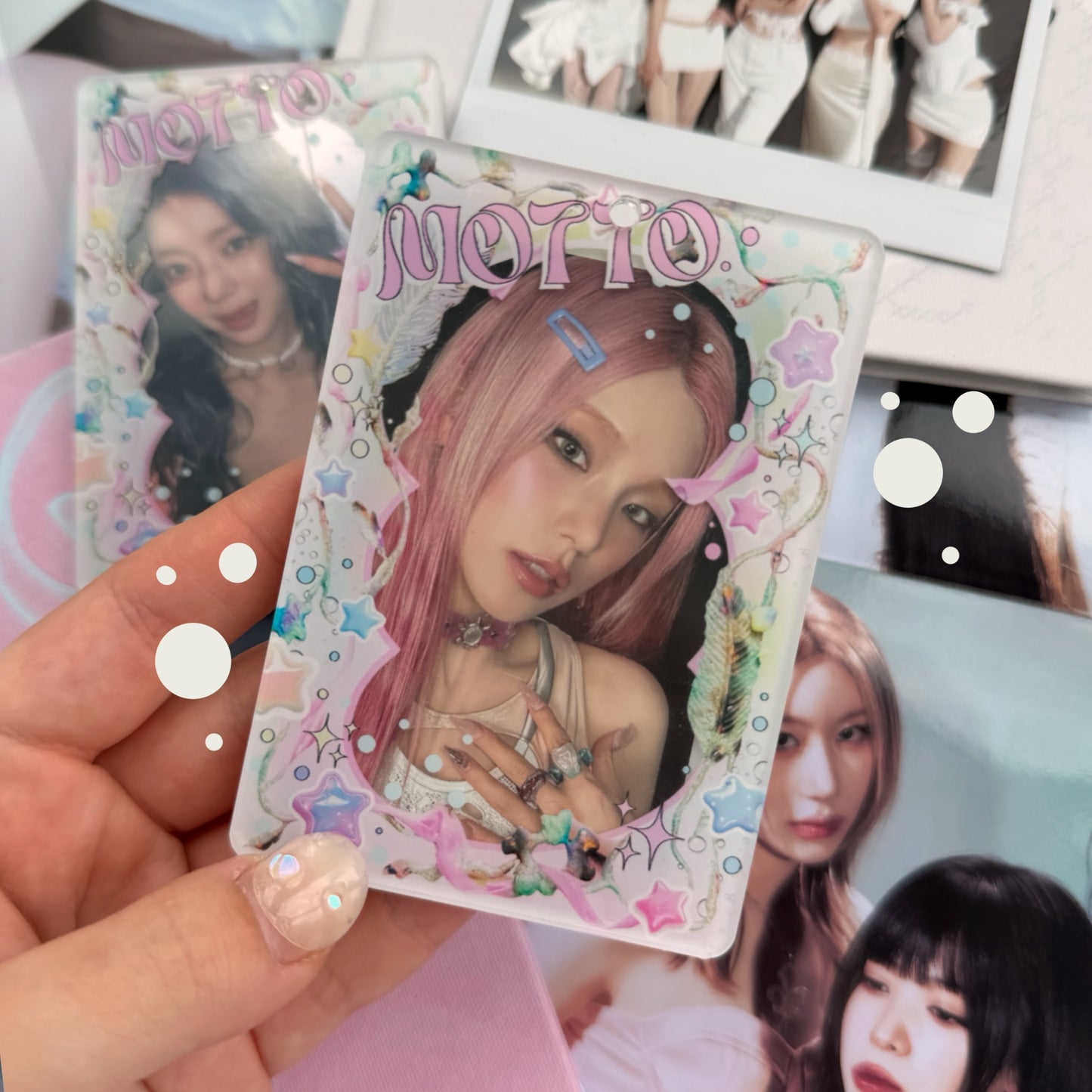 MOTTO acrylic photocard holder
