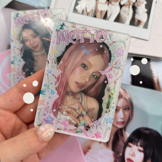MOTTO acrylic photocard holder
