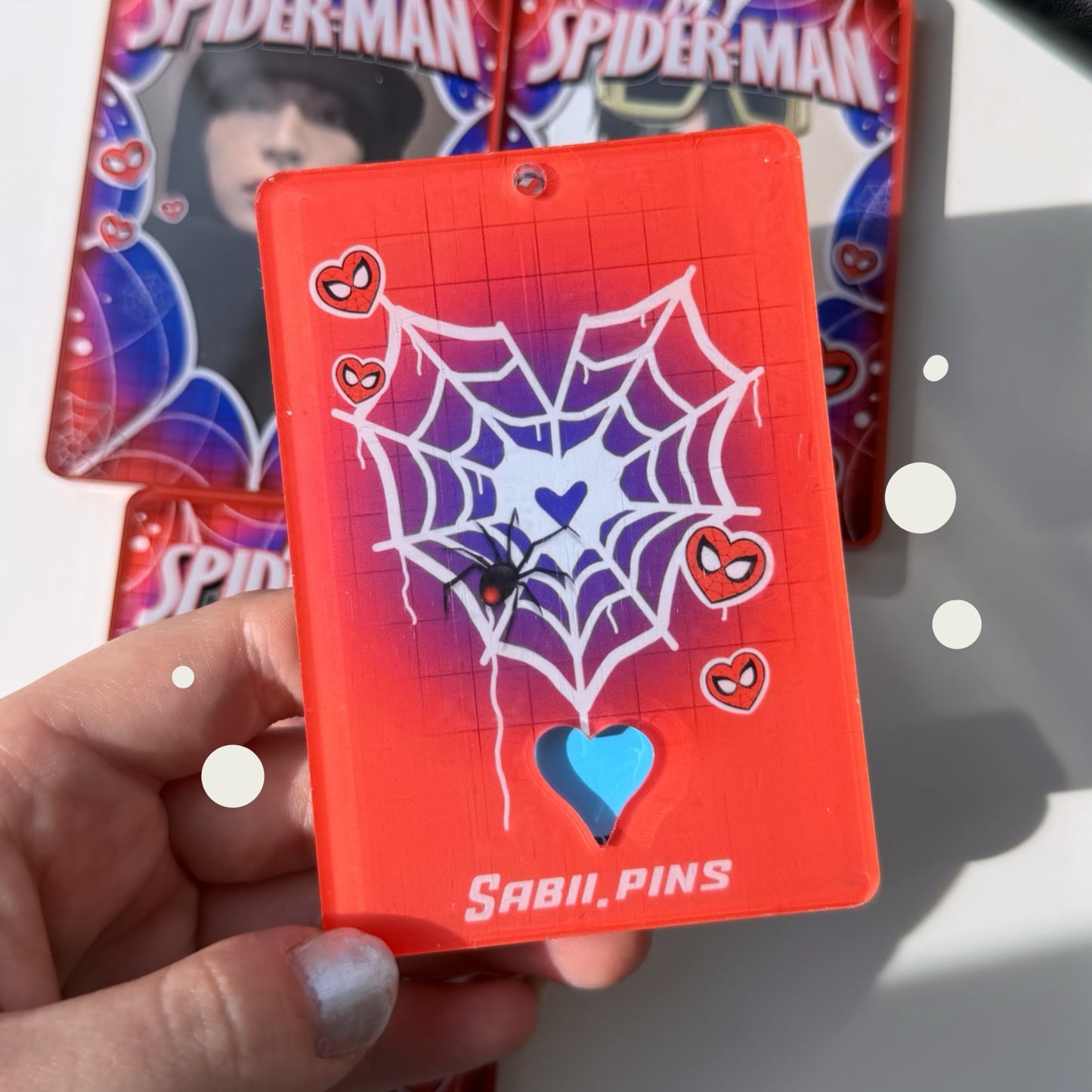 PREORDER - SPIDERMAN acrylic photocard holder