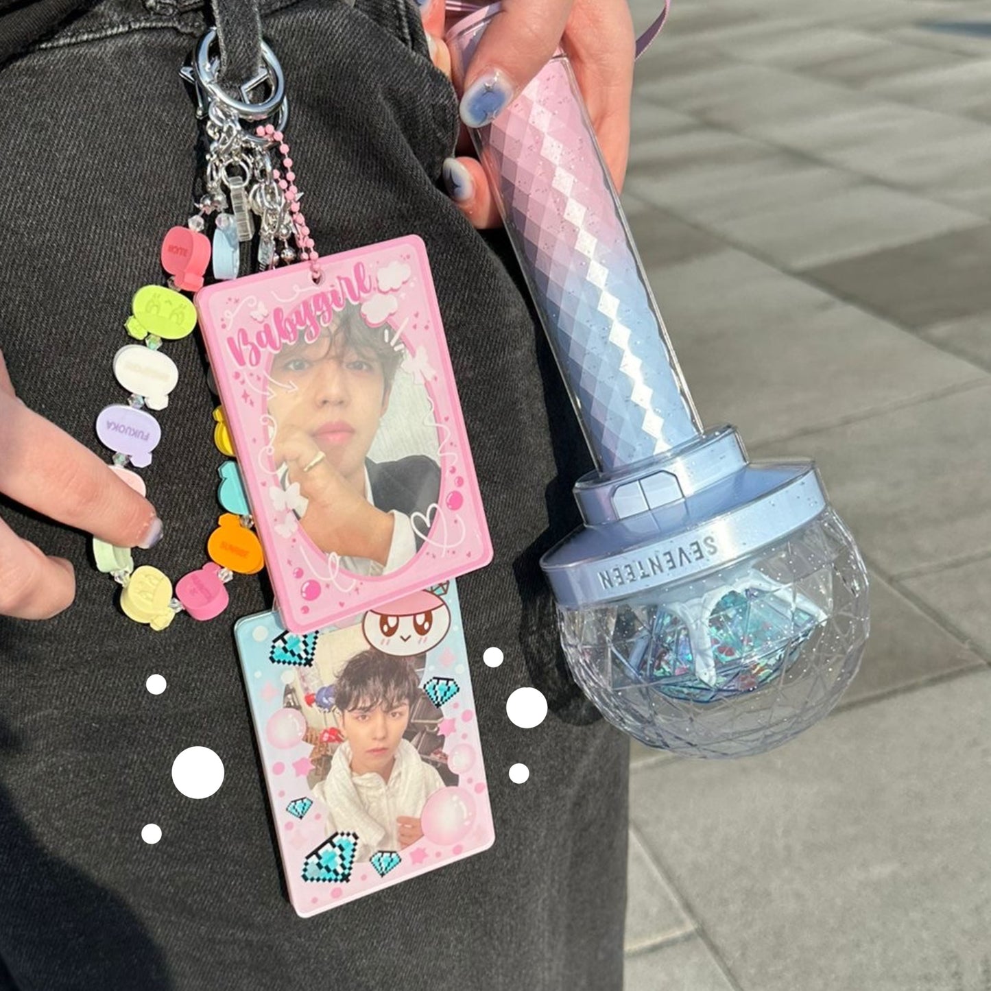 CARAT acrylic photocard holder