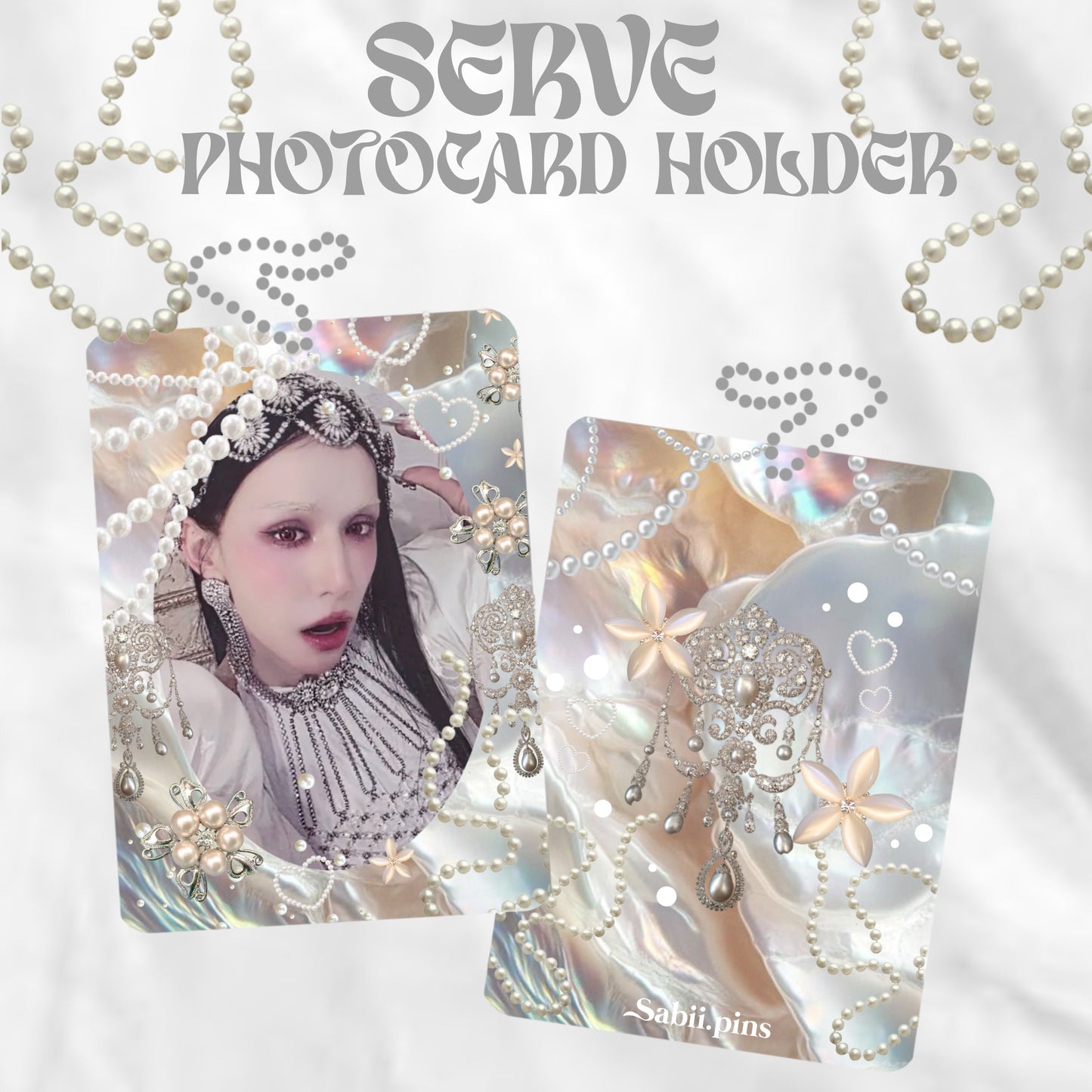 PREORDER - SERVE acrylic photocard holder