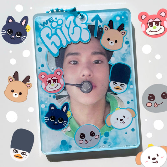 WE RIIZE acrylic photocard holder
