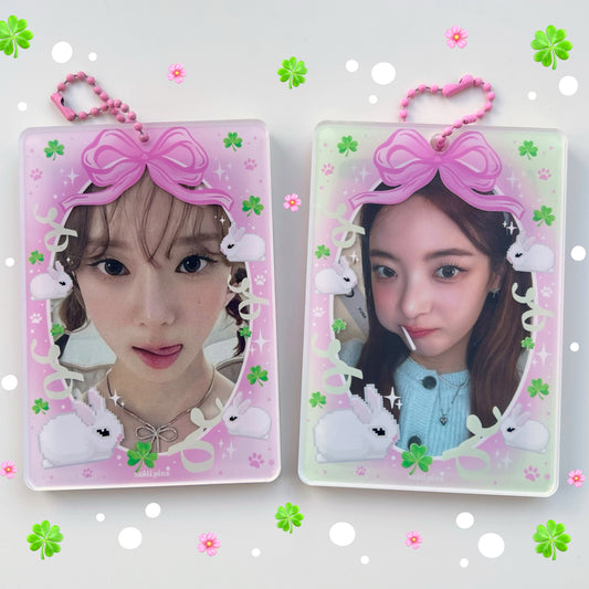 LUCKY (DOUBLE SIDED ) acrylic photocard holder