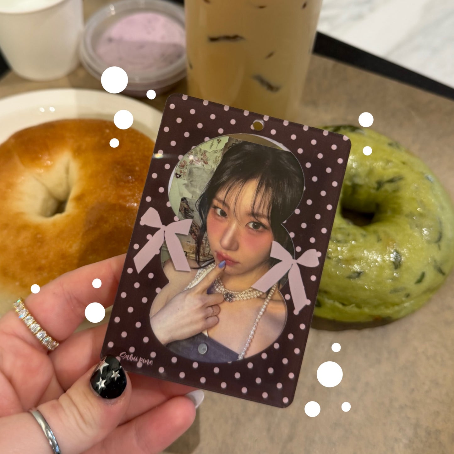 POLCA DOTS acrylic photocard holder