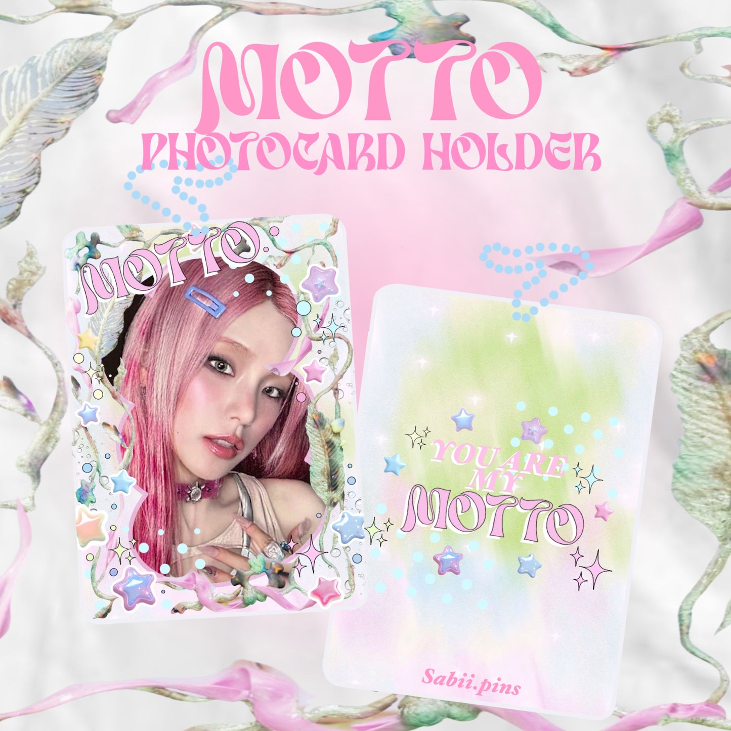 PREORDER - MOTTO acrylic photocard holder
