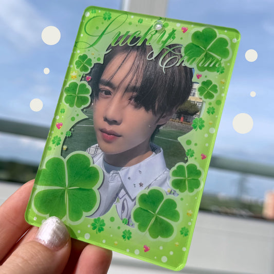 LUCKY CHARM acrylic photocard holder
