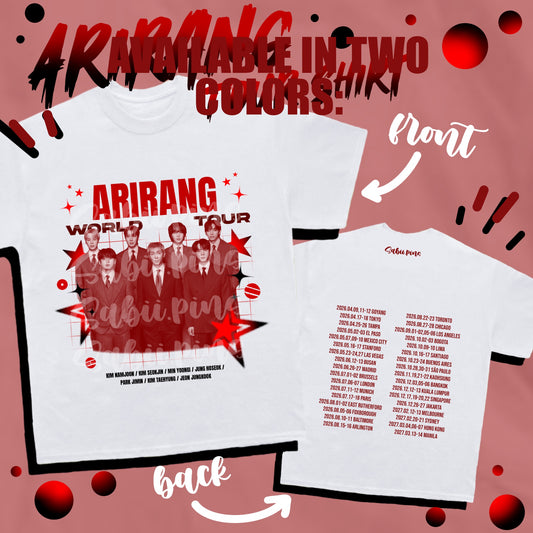 PREORDER - ARIRANG TOUR SHIRT