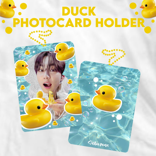 DUCK acrylic photocard holder