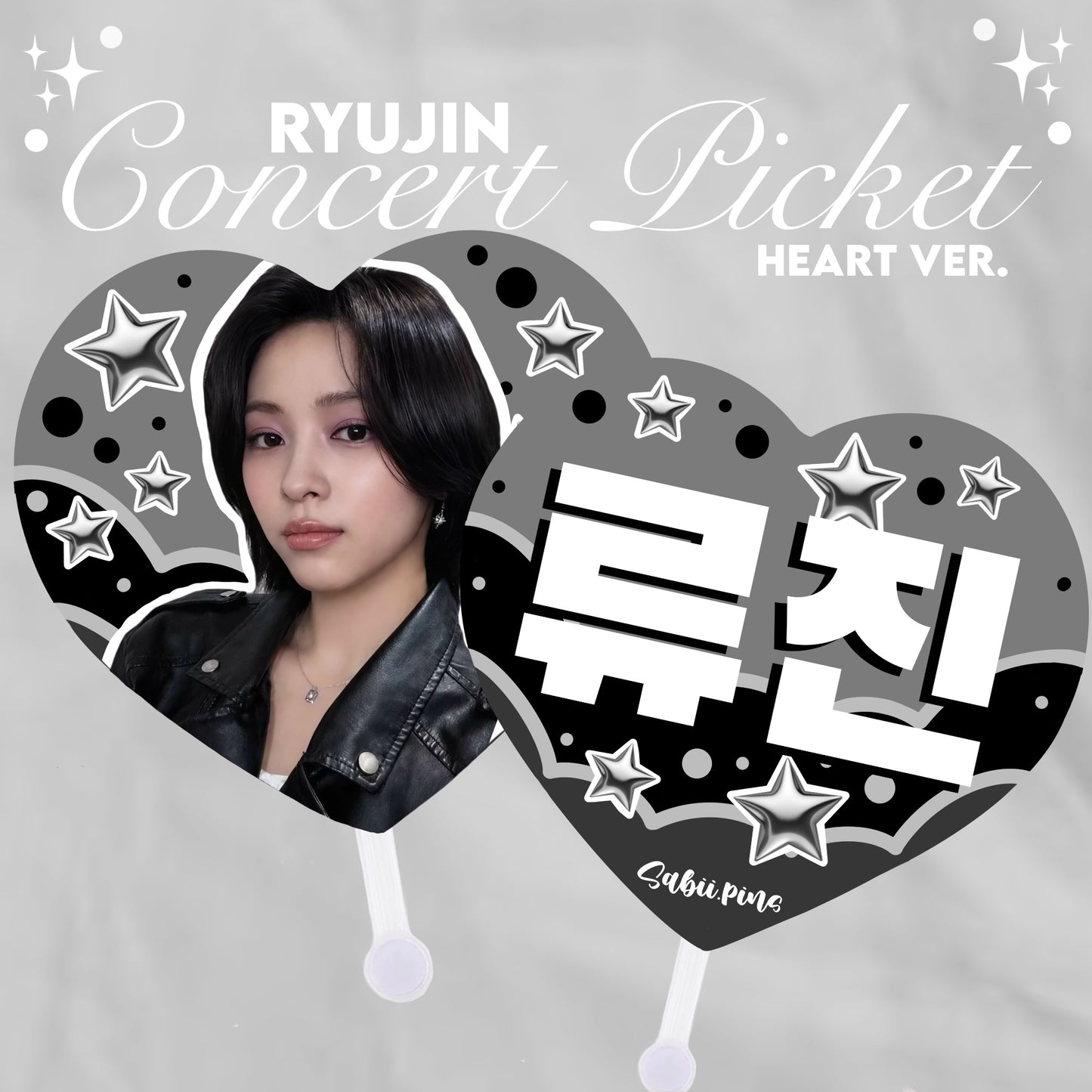 PREORDER - ITZY concert heart pickets