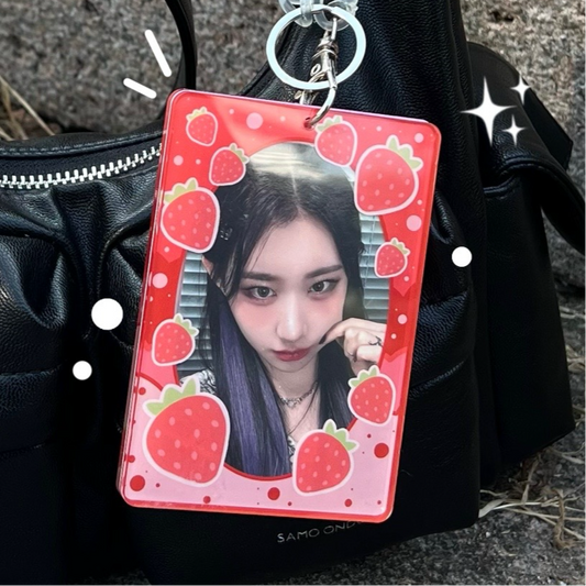 STRAWBERRY acrylic photocard holder