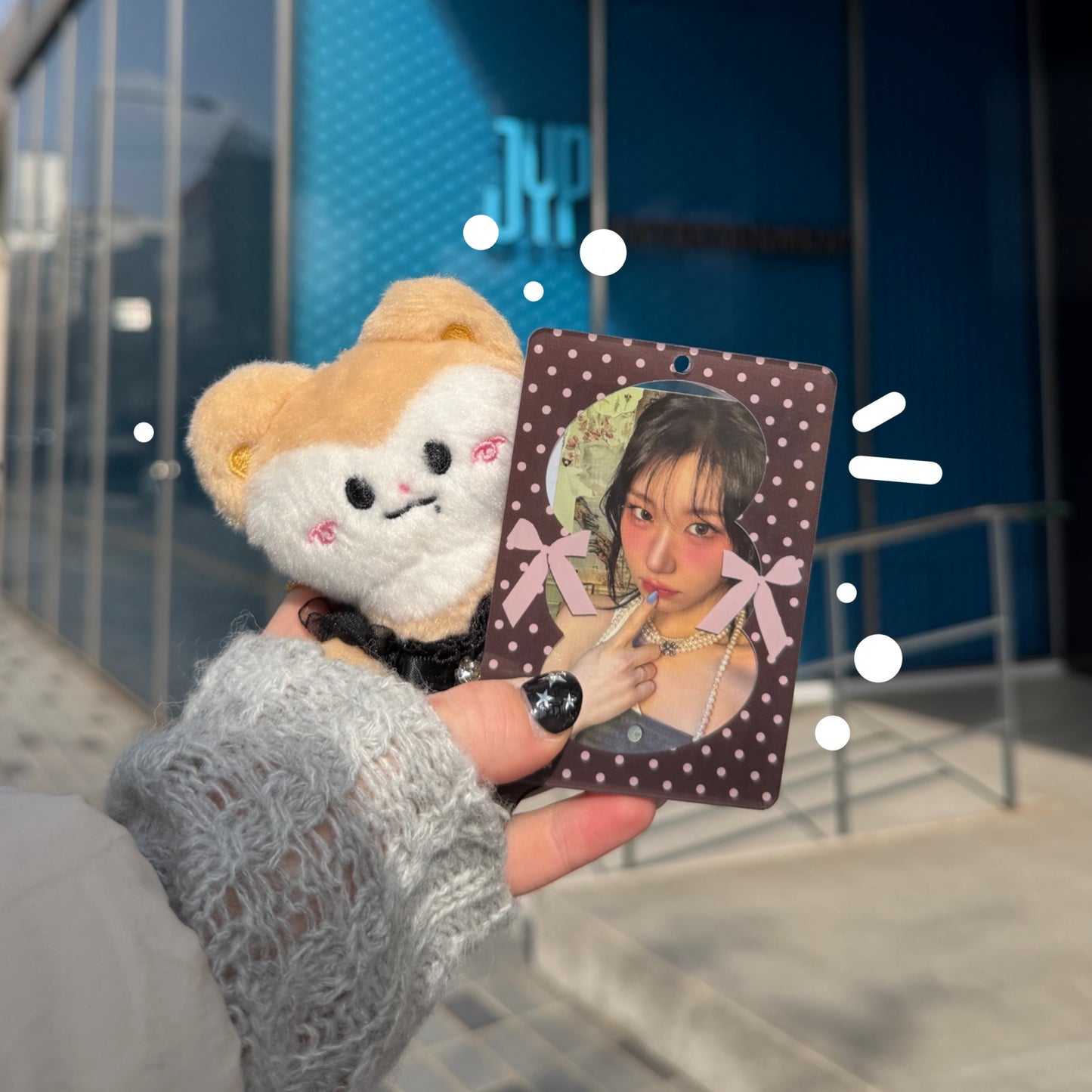 POLCA DOTS acrylic photocard holder