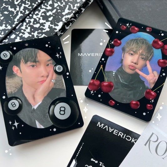 8BALL / CHERRY DOUBLE SIDED acrylic photocard holder