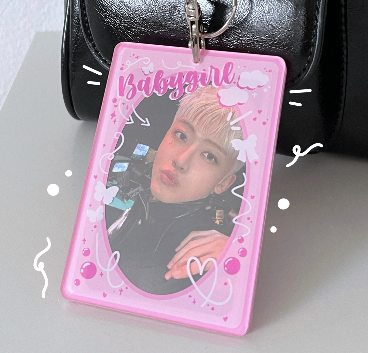 BABYGIRL acrylic photocard holder