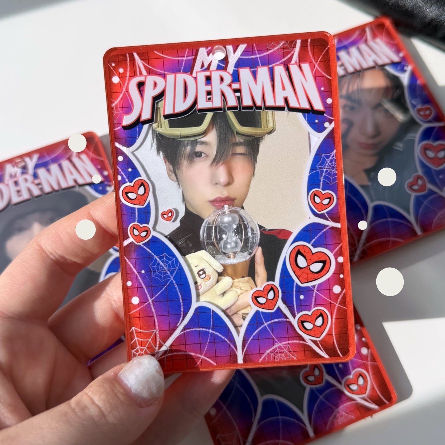 PREORDER - SPIDERMAN acrylic photocard holder